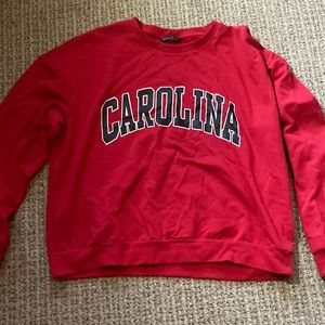 Red Carolina crewneck